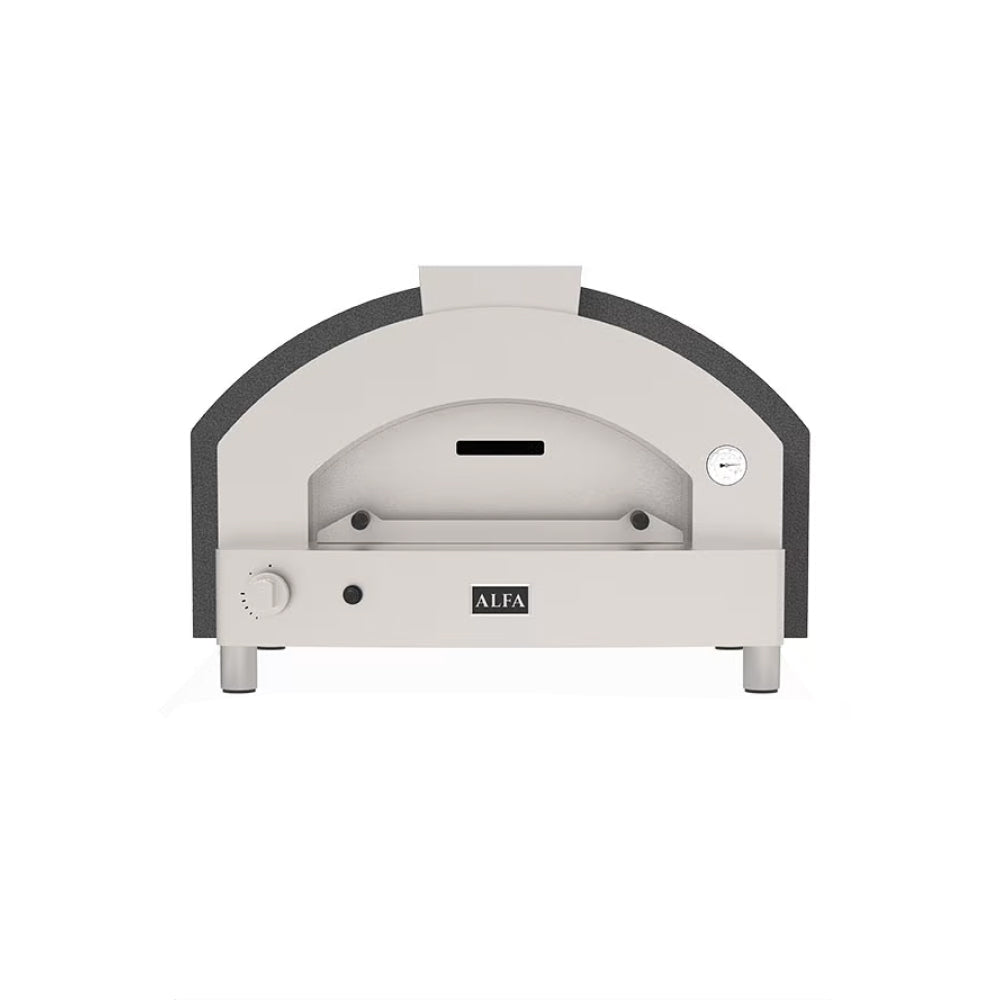 Alfa Quick 4 Pizze Silver Grey Professional Pizza Oven - Q4P