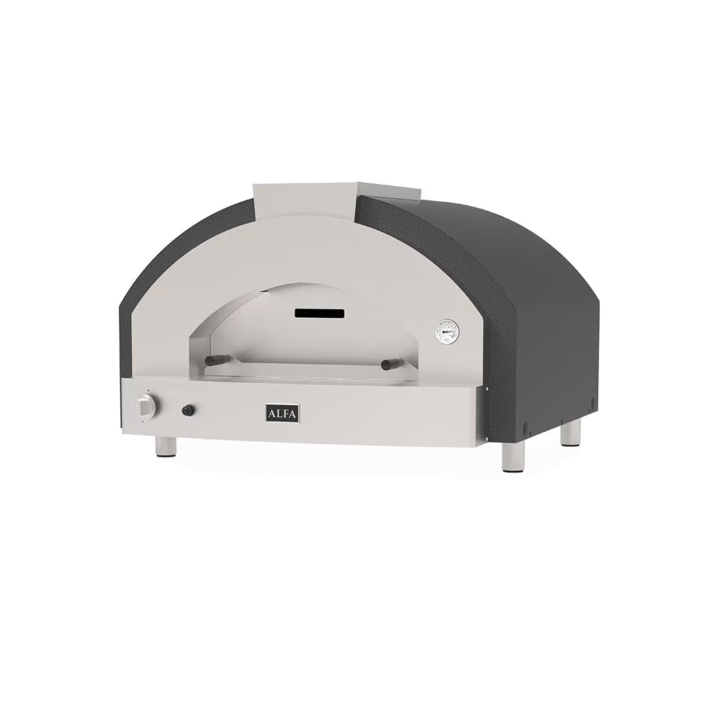 Alfa Quick 4 Pizze Silver Grey Professional Pizza Oven - Q4P