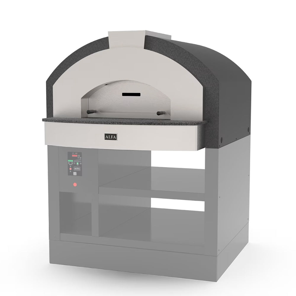 Alfa Quick 6 Pizze Silver Grey Professional Pizza Oven - Q6P