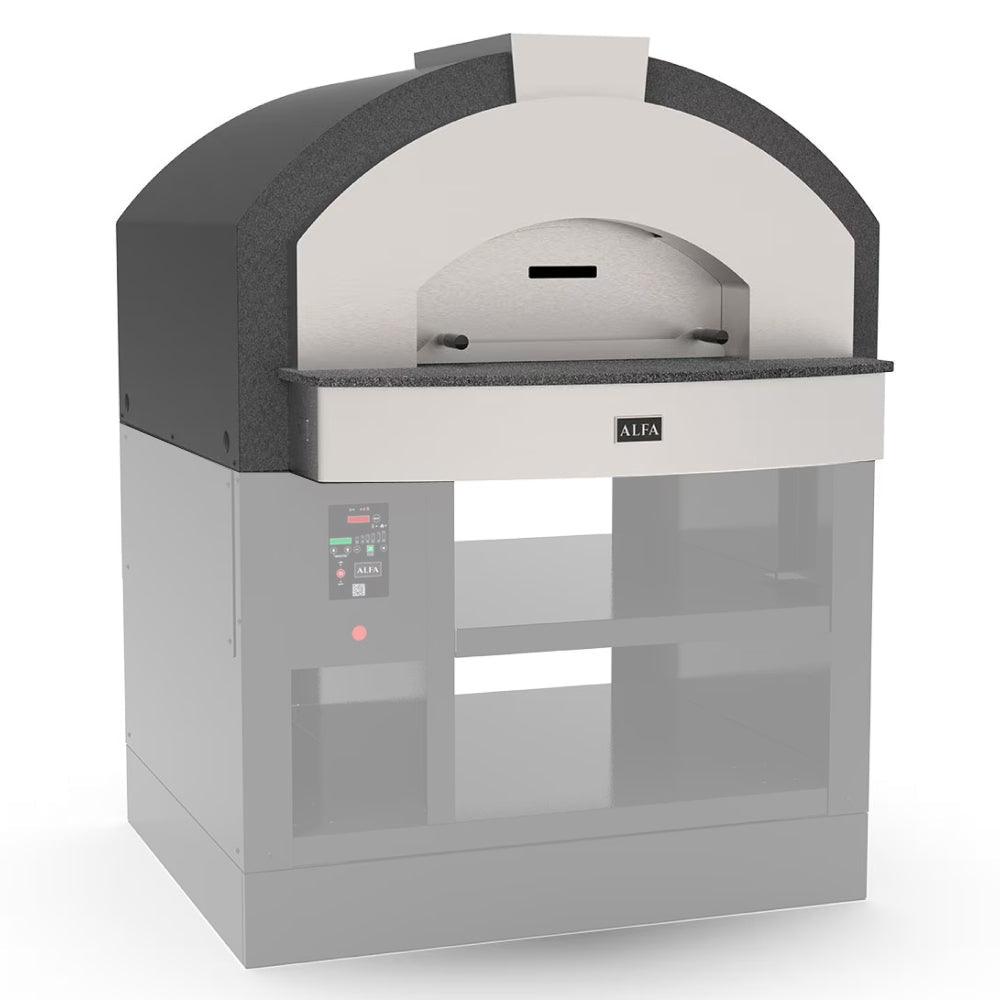Alfa Quick 6 Pizze Silver Grey Professional Pizza Oven - Q6P