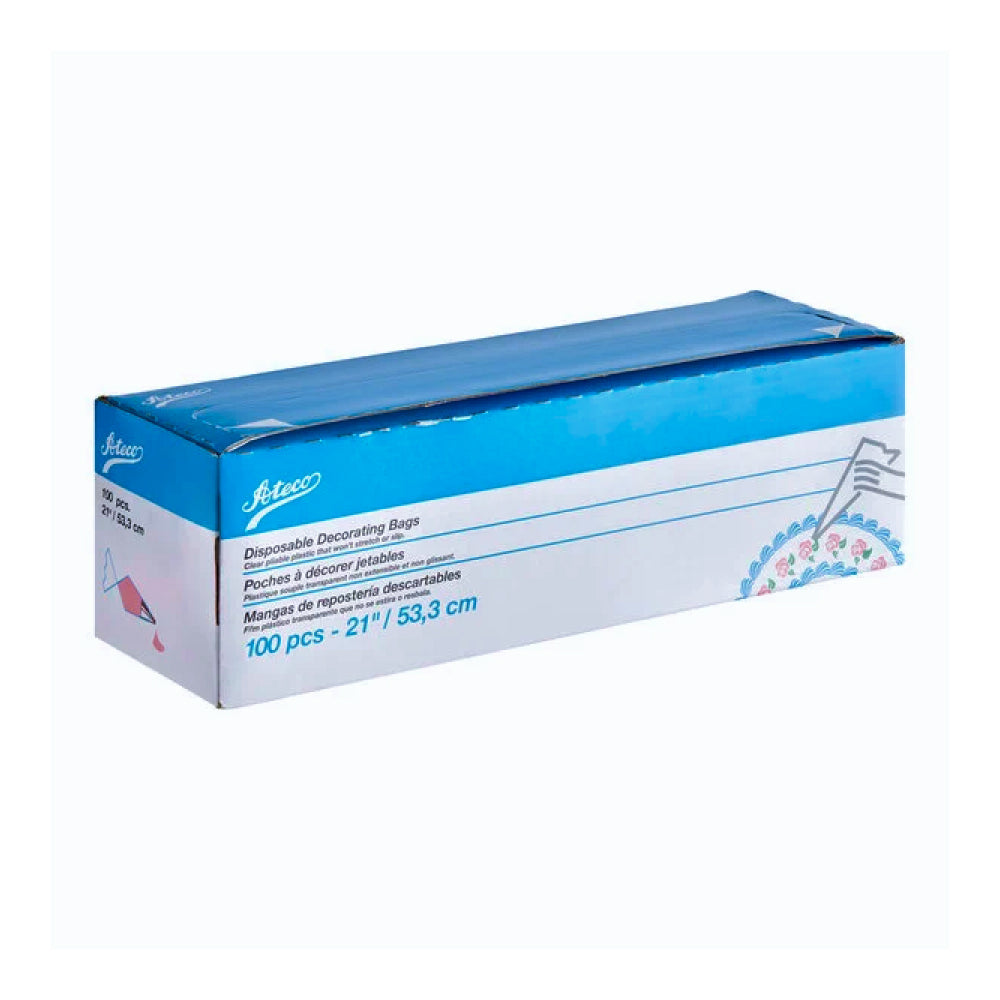 Ateco 21" Clear Decorating Pastry Bag - 100 Piece - 4721