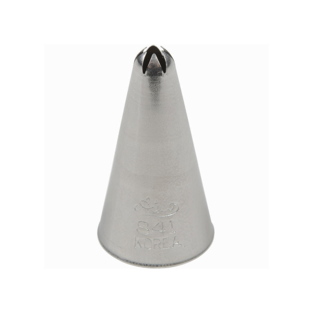 Ateco Stainless Steel Closed Star Icing Decorating Tip - Medium Size