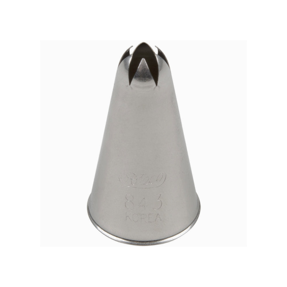 Ateco Stainless Steel Closed Star Icing Decorating Tip - Medium Size