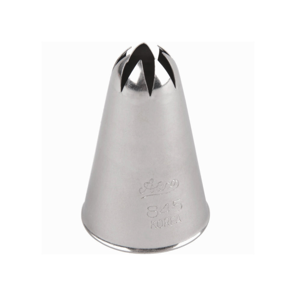 Ateco Stainless Steel Closed Star Icing Decorating Tip - Large Size