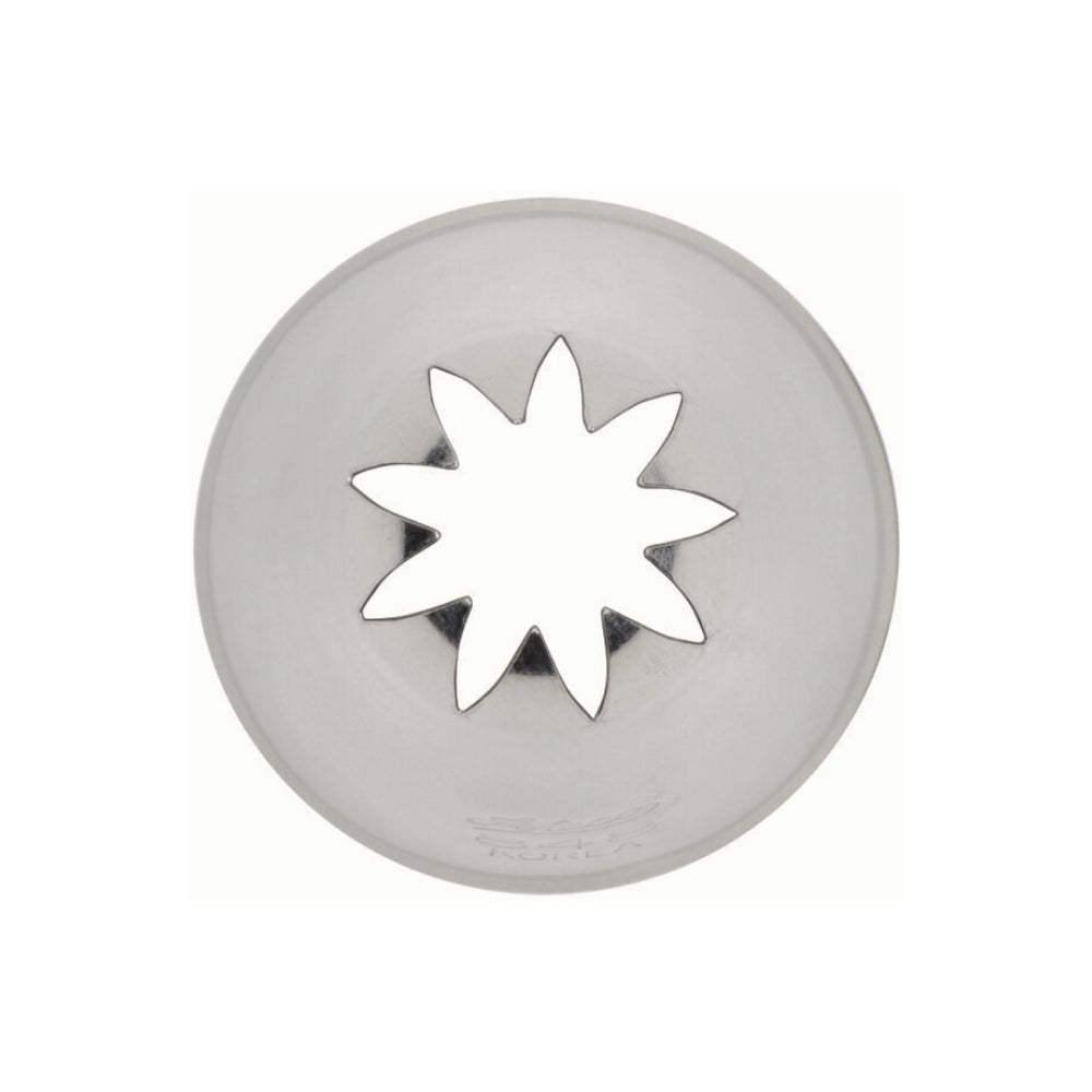 Ateco Stainless Steel Closed Star Icing Decorating Tip - Large Size