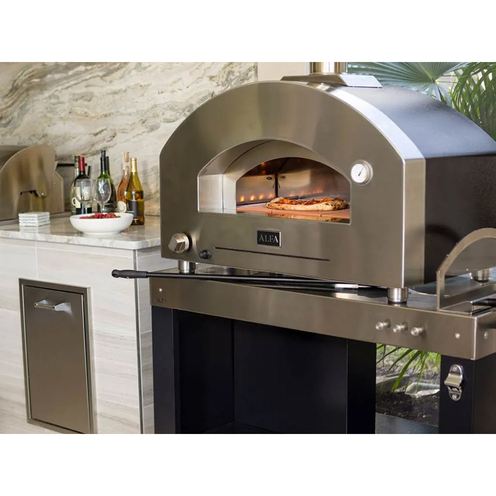 Alfa Futuro 2 Pizze Black Gas Pizza Oven - FXFT-2P-MNEGO-U / FXFT-2P-GNEGO-U