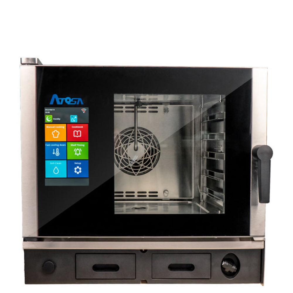Atosa AEC-0511E 5 Pan Smart Touch Electric Combi Oven - 208/240 V