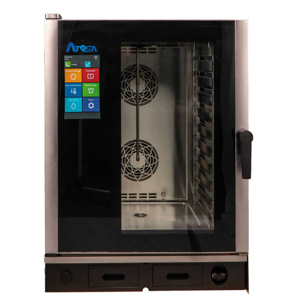 Atosa AEC-1011E 10 Pan Smart Touch Electric Combi Oven - 208/240 V