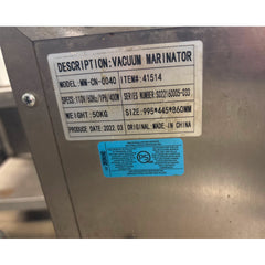 (USED) Nella 0.25 hp Vacuum Meat Marinator - 41514