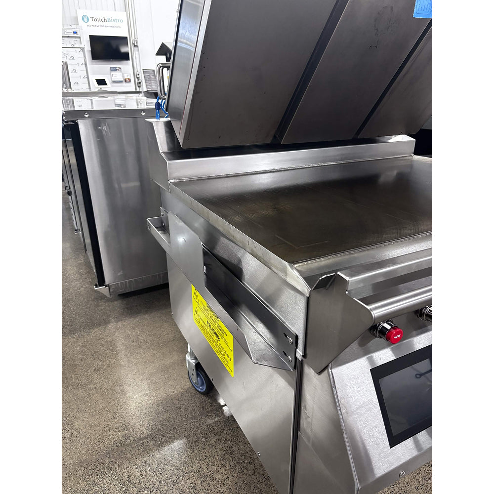 (SHOWROOM MODEL) Taylor L811 36" High-Volume Gas/Electric 3-Platen Commercial Clamshell Griddle