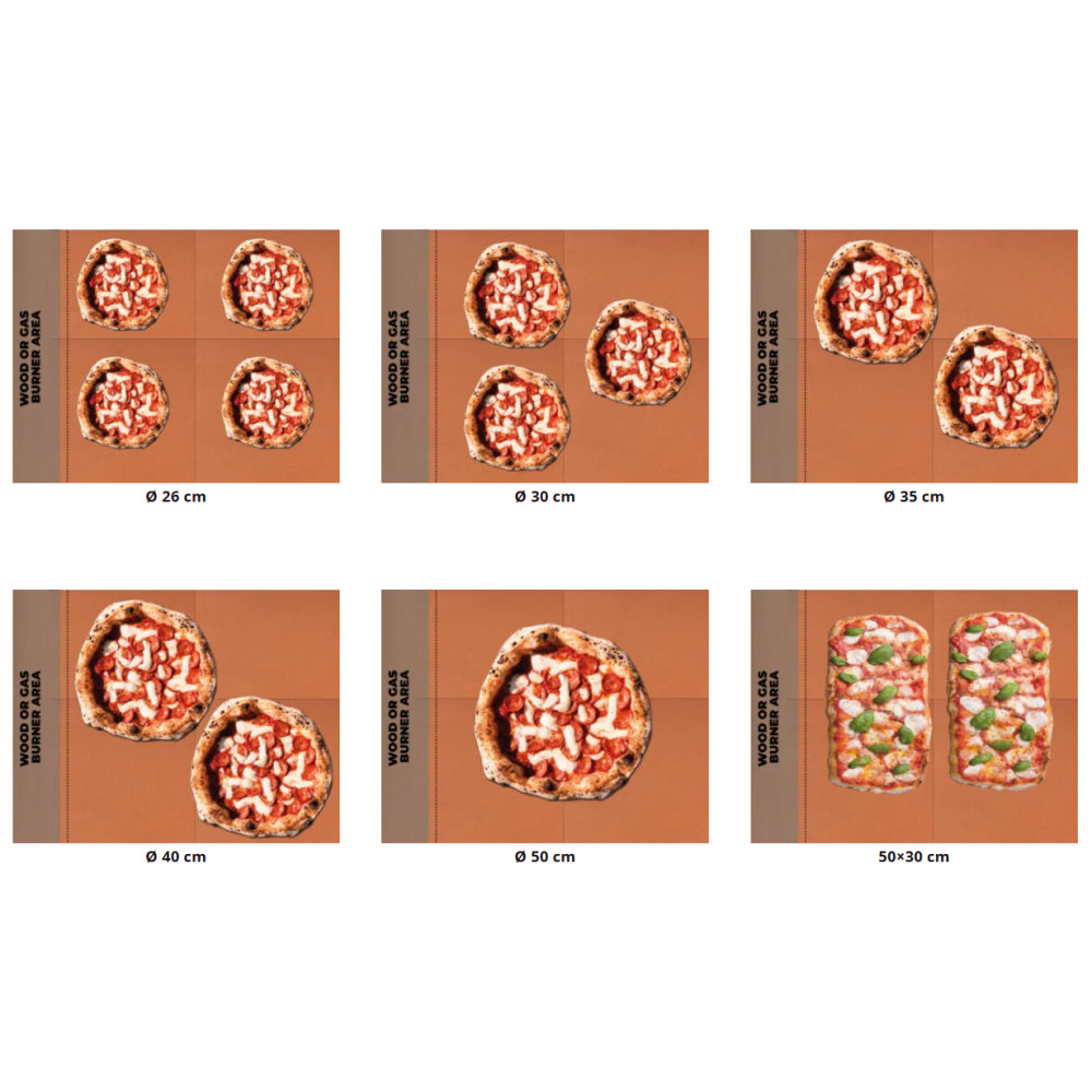 Alfa Quick 4 Pizze Silver Grey Professional Pizza Oven - Q4P