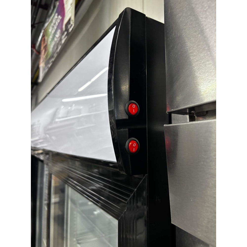 (SCRATCH & DENT) EFI C2S-52.4GD 52" Sliding Glass 2-Door Refrigerated Merchandiser - 50 Cu. Ft.