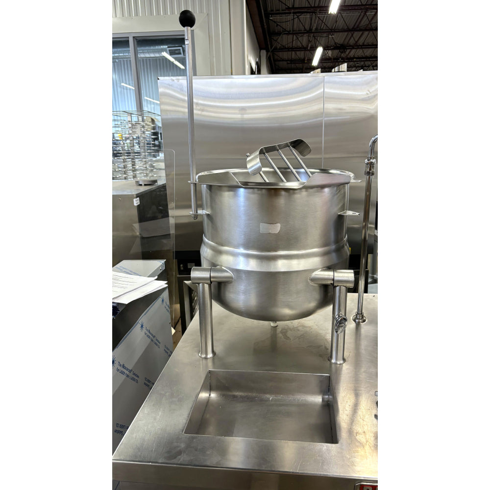(USED) Crown Steam EMT-10 10-Gallon Electric Steam Kettle - 208V / 3Ph