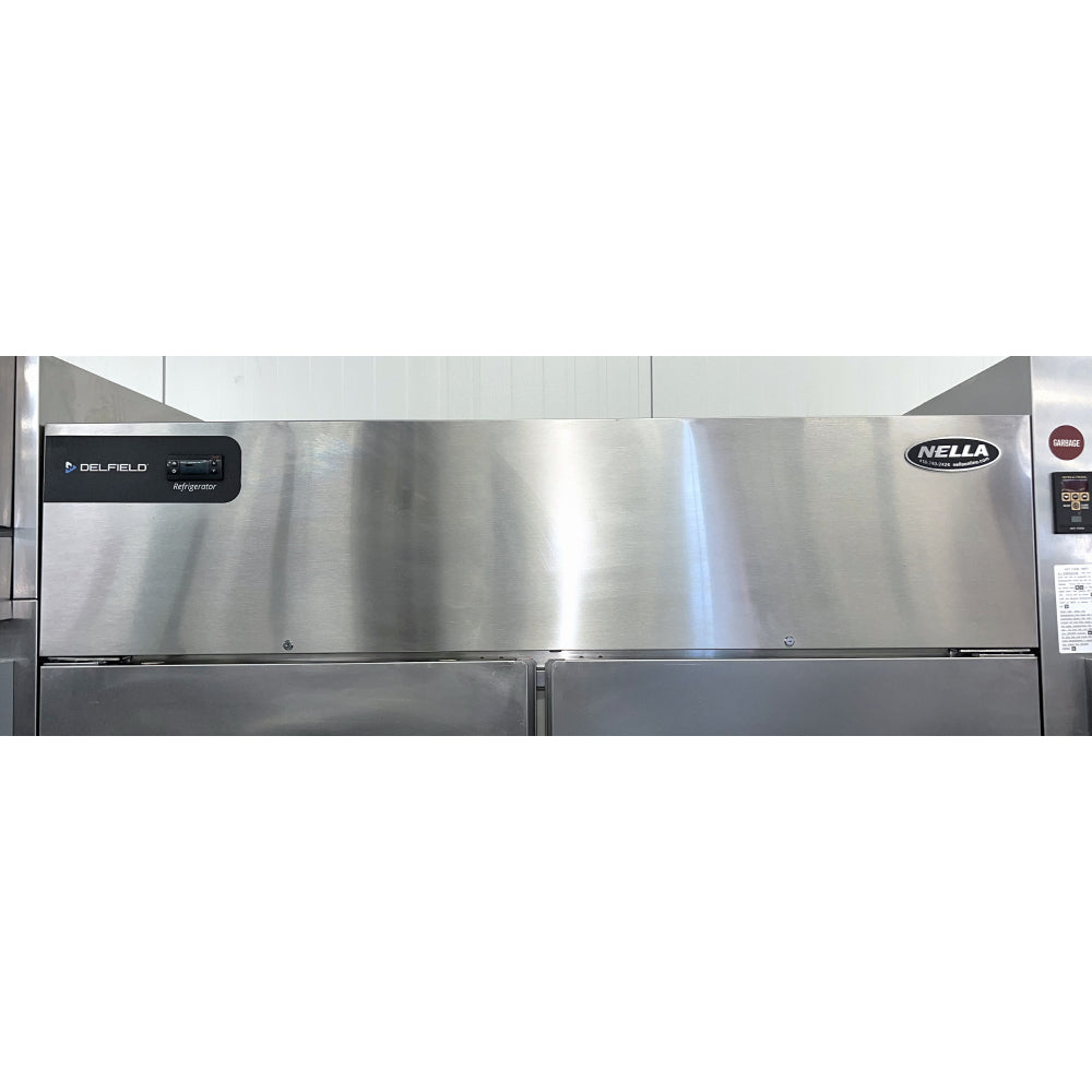 (USED) Delfield GBR2P-S-M481 55" 2-Section Solid Door Reach-In Refrigerator