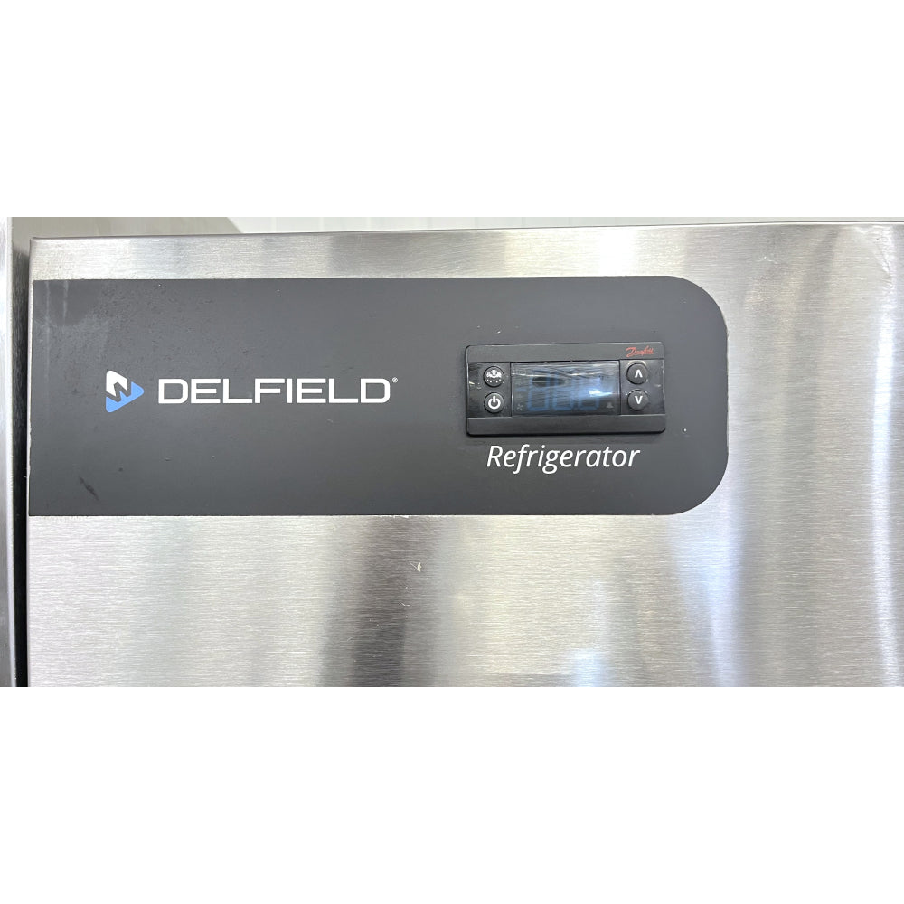 (USED) Delfield GBR2P-S-M481 55" 2-Section Solid Door Reach-In Refrigerator