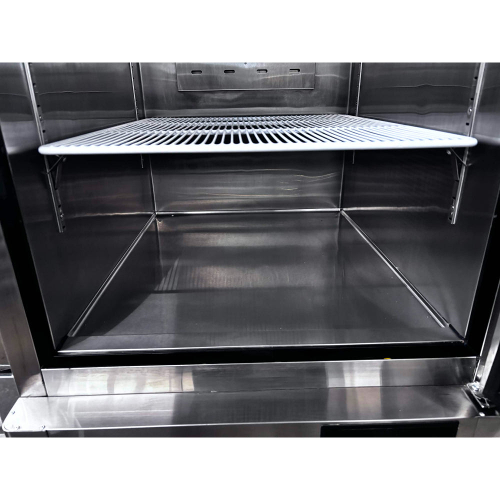 (USED) Atosa MBF8505GR 27" Bottom Mount Solid Door Reach-In Refrigerator - 19.1 Cu. Ft.