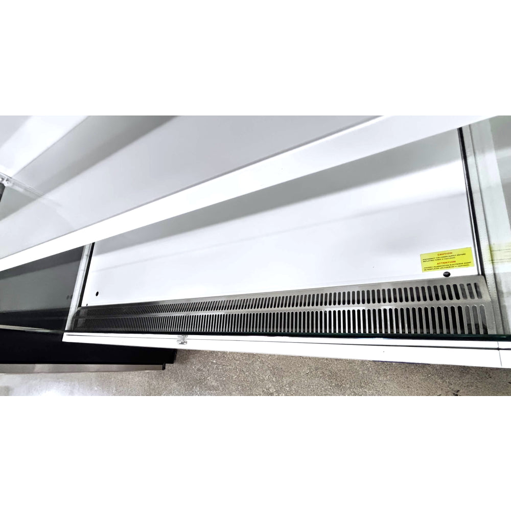 (USED) Turbo Air TOM-50SEW-N 51" White Refrigerated Vertical Open Air Curtain Merchandiser - 21.3 Cu. Ft.