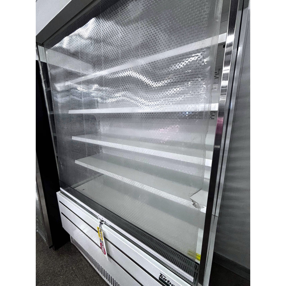 (USED) Turbo Air TOM-50SEW-N 51" White Refrigerated Vertical Open Air Curtain Merchandiser - 21.3 Cu. Ft.