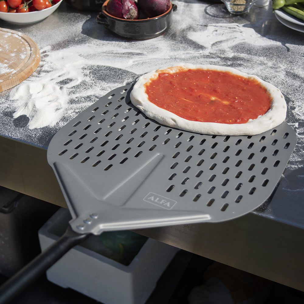 Alfa AC-5PSET48 Large 5-Piece Pizza Peel Set