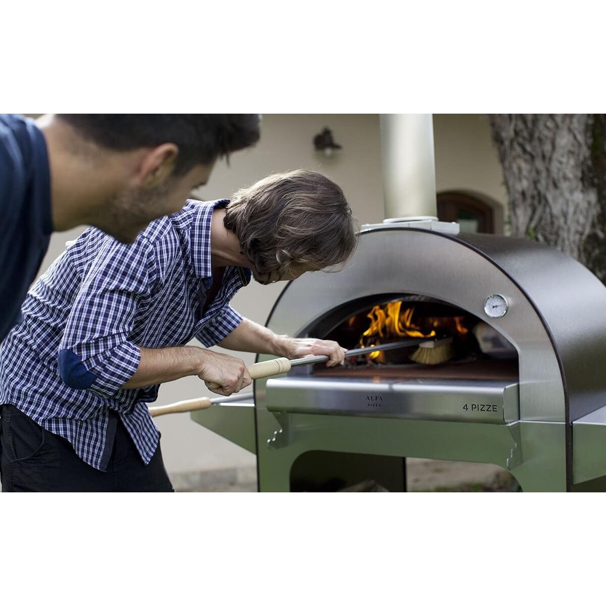 Alfa 4 PIZZE Wood Fired Pizza Oven - FX4P-LRAM-T