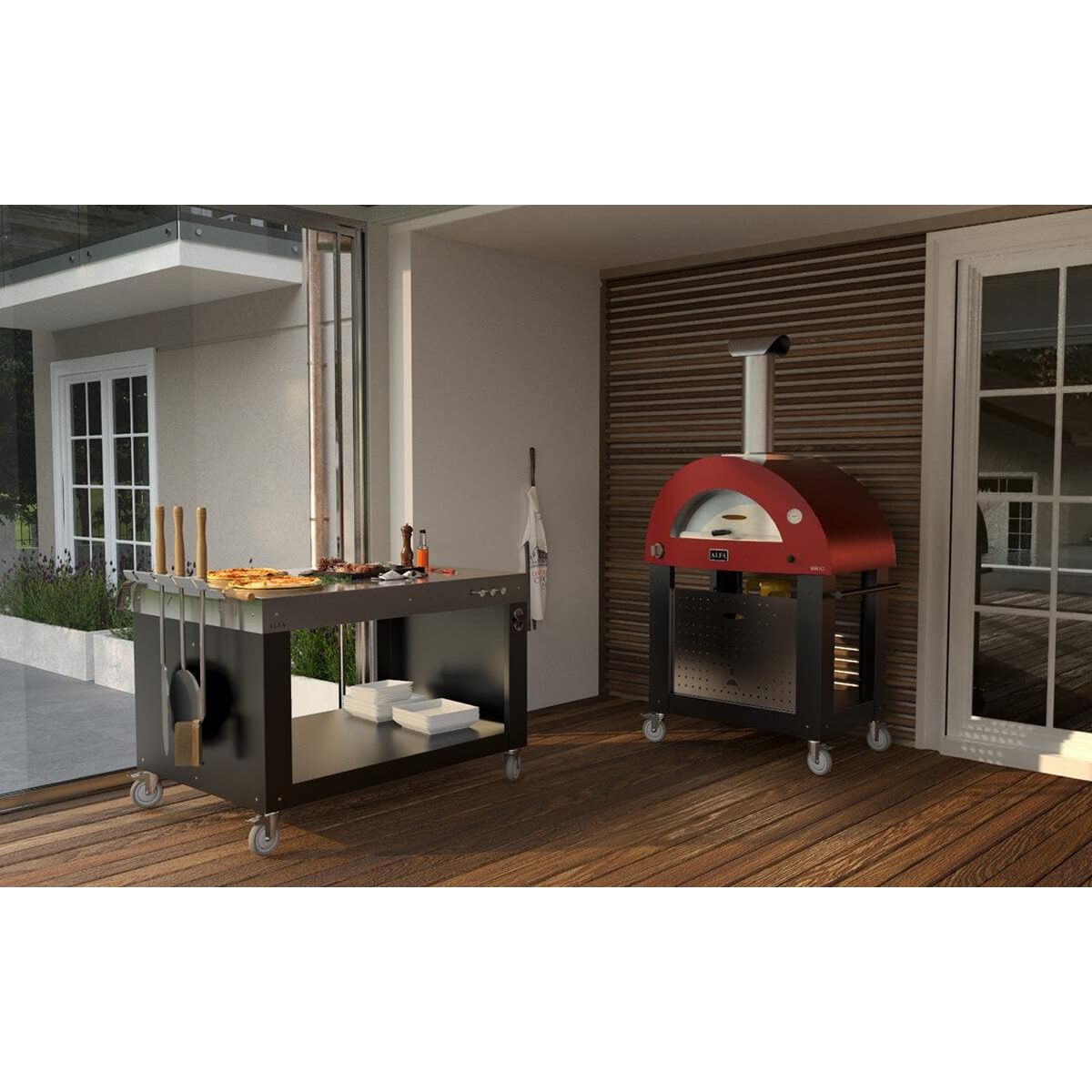 Alfa Brio Liquid Propane Pizza Oven - FXBRIO-GROA-U