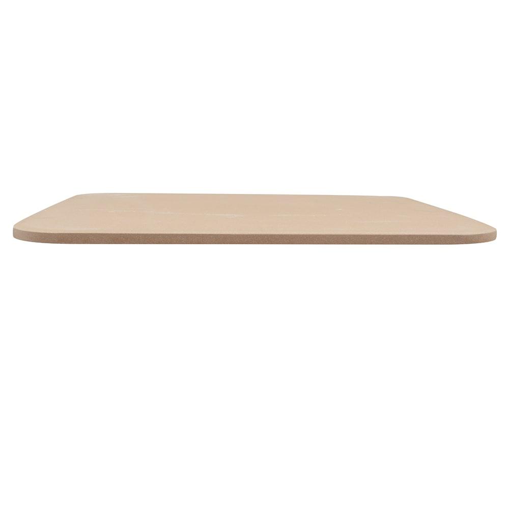 American Metalcraft STONE12 15" x 12" Rectangular Ceramic Economy Pizza Stone