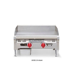 American Range AEMG-12 12" Countertop Natural Gas Griddle With Manual Control - 30,000 BTU