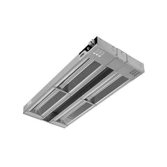 APW Wyott FDD-36H-I 36" Dual Strip Heat Lamp with Infinite Control - 208V/1,840W