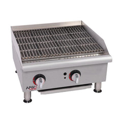 APW Wyott GCB-24i Workline Series 24" Radiant Gas Charbroiler - 80,000 BTU
