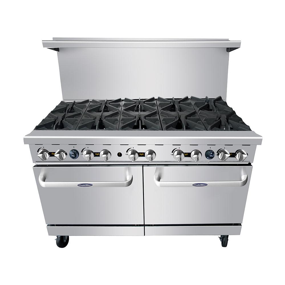 Atosa AGR-10B 60" Gas 10-Burner Range - 374,000 BTU