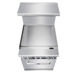 Atosa AGR-24G 24" Gas Griddle and Standard Oven - 72,000 BTU