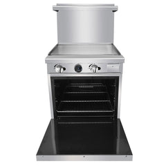 Atosa AGR-24G 24" Gas Griddle and Standard Oven - 72,000 BTU