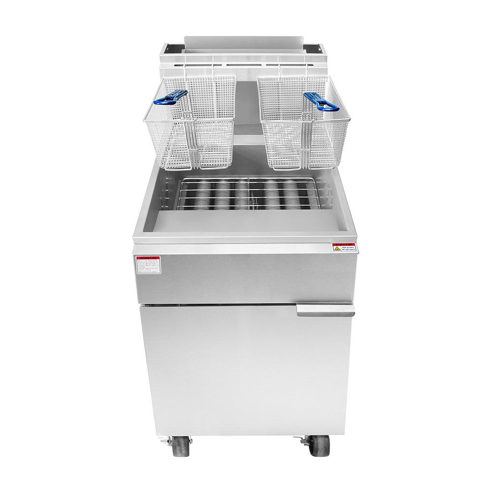 Atosa ATFS-75ES 75 Lbs. Gas Heavy Duty Commercial Deep Fryer