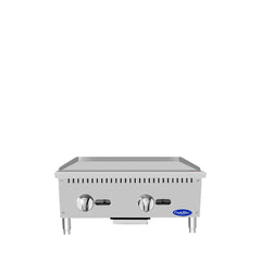 Atosa ATMG-24 24" Heavy-Duty Gas Griddle With Manual Control - 60,000 BTU