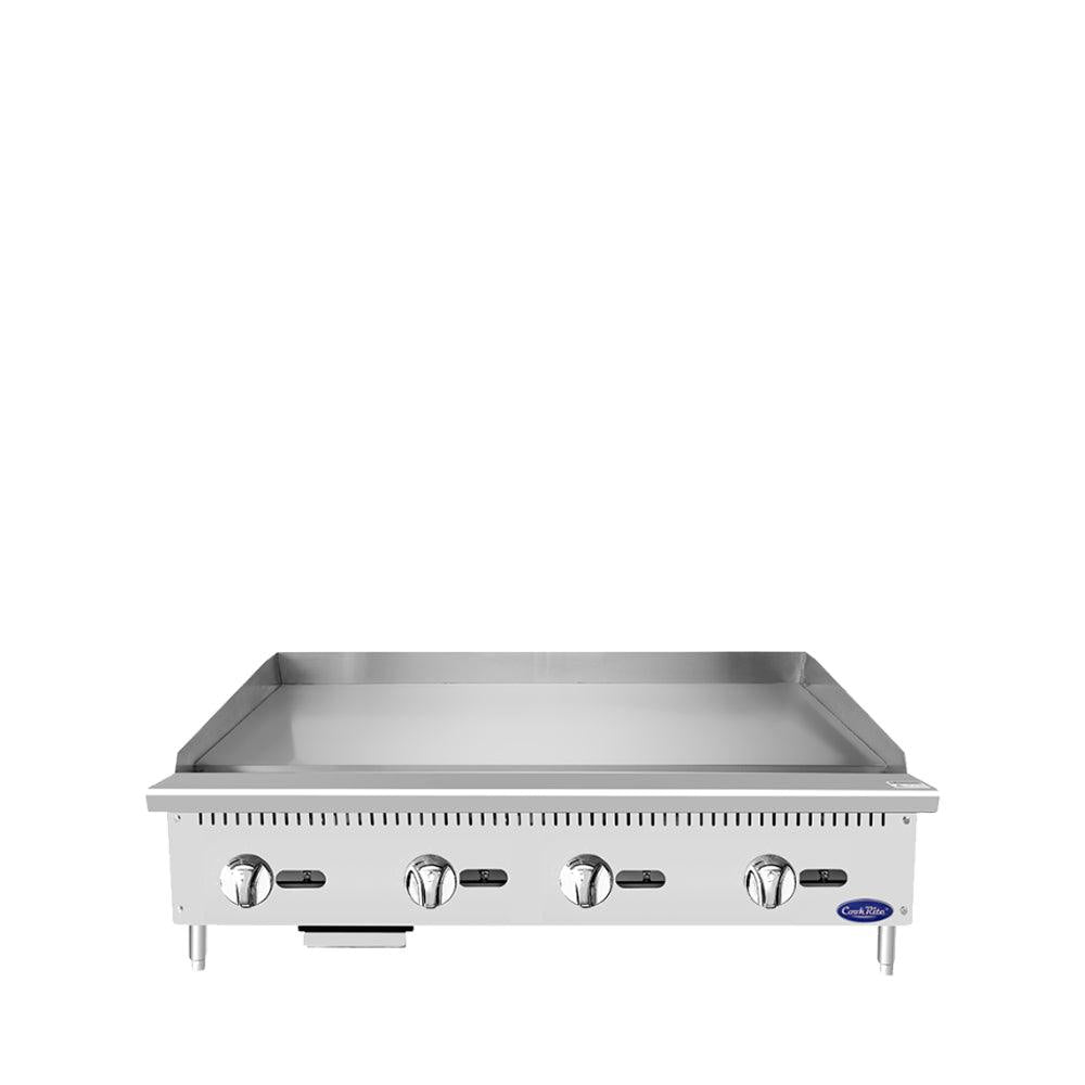 Atosa ATMG-48 48" Heavy-Duty Gas Griddle With Manual Control - 120,000 BTU