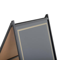 24" x 36" A-Frame RMBA-2436-B Sidewalk Sign Board Kit - Black