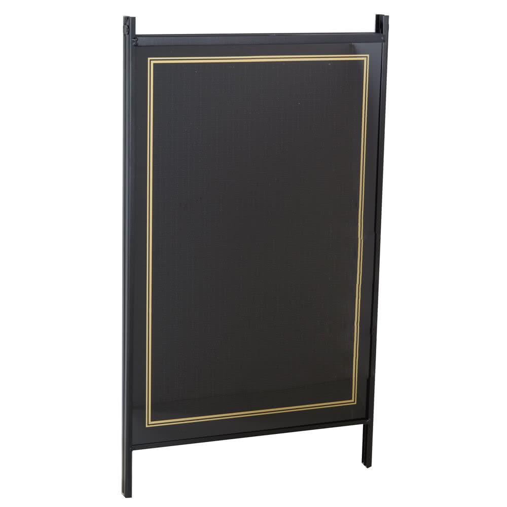 24" x 36" A-Frame RMBA-2436-B Sidewalk Sign Board Kit - Black