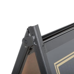 24" x 36" A-Frame RMBA-2436-B Sidewalk Sign Board Kit - Black