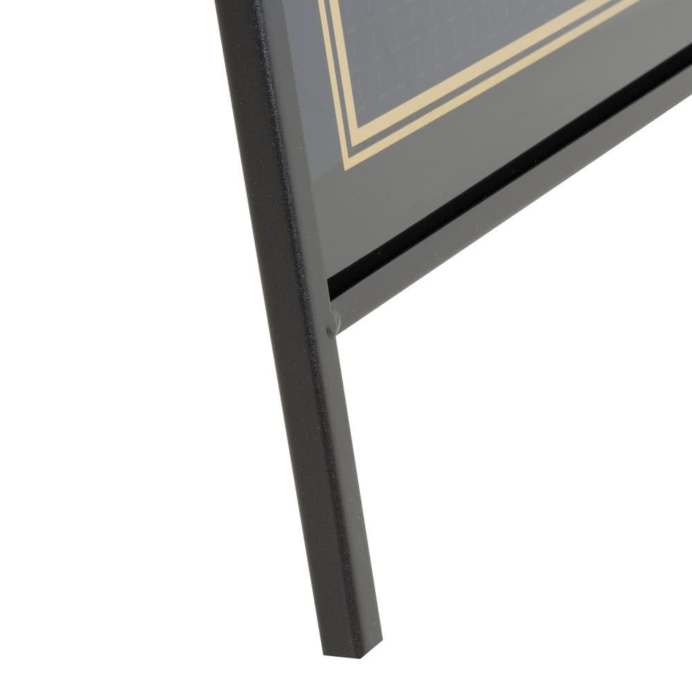 24" x 36" A-Frame RMBA-2436-B Sidewalk Sign Board Kit - Black