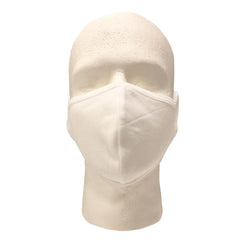 Antibacterial Washable Cotton Face Mask - White - 10/Pack