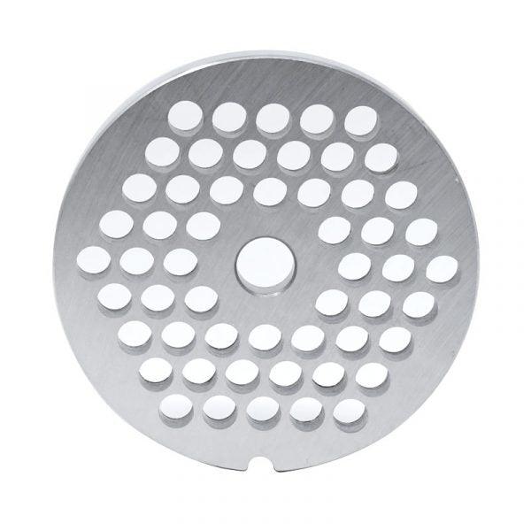 #32 Stainless Steel Hubless Machine Plate with Single Notch - 3-15/16" Diameter, 5/16" Hole Size - 11230