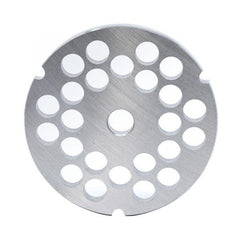 #32 Stainless Steel Hubless Machine Plate with Single Notch - 3-15/16" Diameter, 3/8" Hole Size - 11231