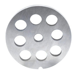 #32 Stainless Steel Hubless Machine Plate with Single Notch - 3-15/16" Diameter, 3/4" Hole Size - 11233