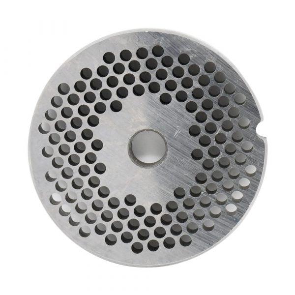 #12 Carbon Steel Hubless Machine Plate with Single Notch - 2-3/4" Diameter, 1/8" Hole Size - 11235
