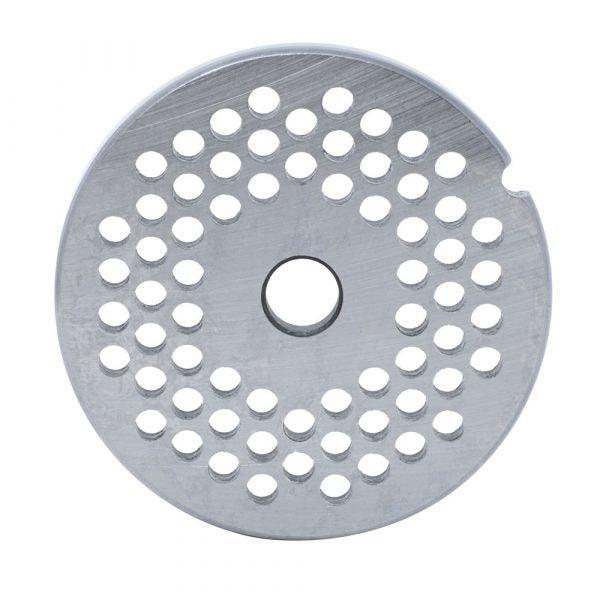 #12 Carbon Steel Hubless Machine Plate with Single Notch - 2-3/4" Diameter, 3/16" Hole Size - 11236