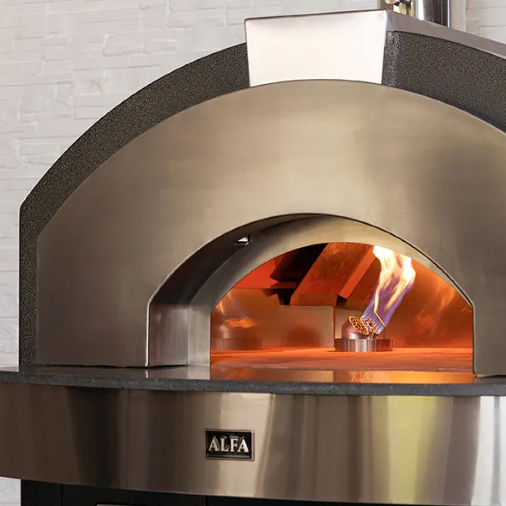 Alfa Quick 6 Pizze Silver Grey Professional Pizza Oven - Q6P