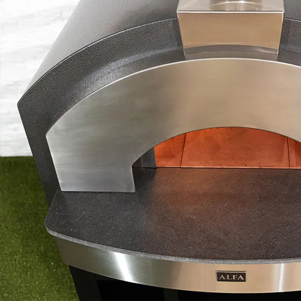 Alfa Quick 6 Pizze Silver Grey Professional Pizza Oven - Q6P